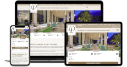 Corporate Hotel Website La Palma au Lac Locarno, webgearing AG Solothurn