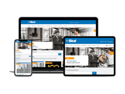 Corporate KMU Website Biral AG, webgearing AG Solothurn