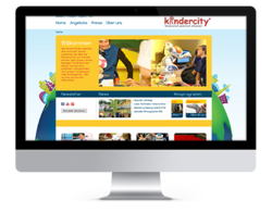 Website Kindercity AG, webgearing AG Solothurn