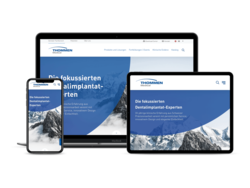 Corporate KMU Website Thommen Medical AG, webgearing AG Solothurn