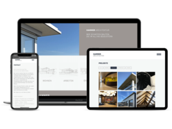 Corporate KMU Website Hammer Architekten, webgearing AG Solothurn