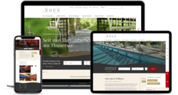 Corporate Hotel Website Eden Spiez, webgearing AG Solothurn