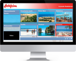 Smart TV App für Hotelplan, webgearing AG
