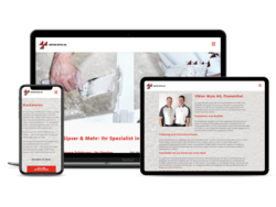 Corporate KMU Website Viktor Wyss AG, webgearing AG Solothurn